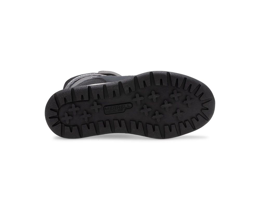 Botas Criança - Merrell Snow Crush 2.0 Waterproof - Pretas/Cinzentas - GSL107482